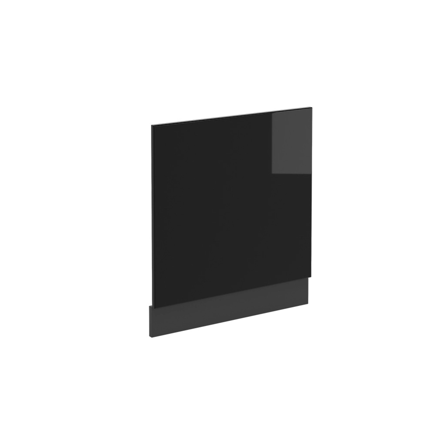 Vicco Frontblende R-Line Schwarz Hochglanz/Anthrazit 60 cm ohne Arbeitsplatte