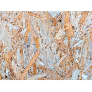 Sanders & Sanders Fototapete mit Holz-Motiv in Beige und Blau, 360x270 cm.