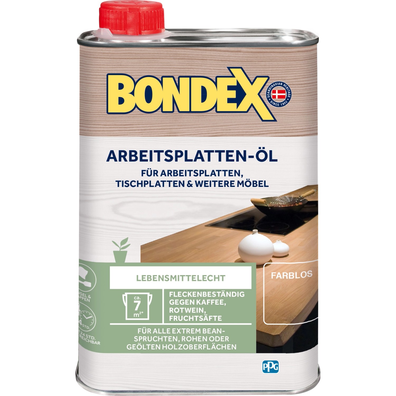 Bondex Arbeitsplatten-Öl Transparent 250 ml