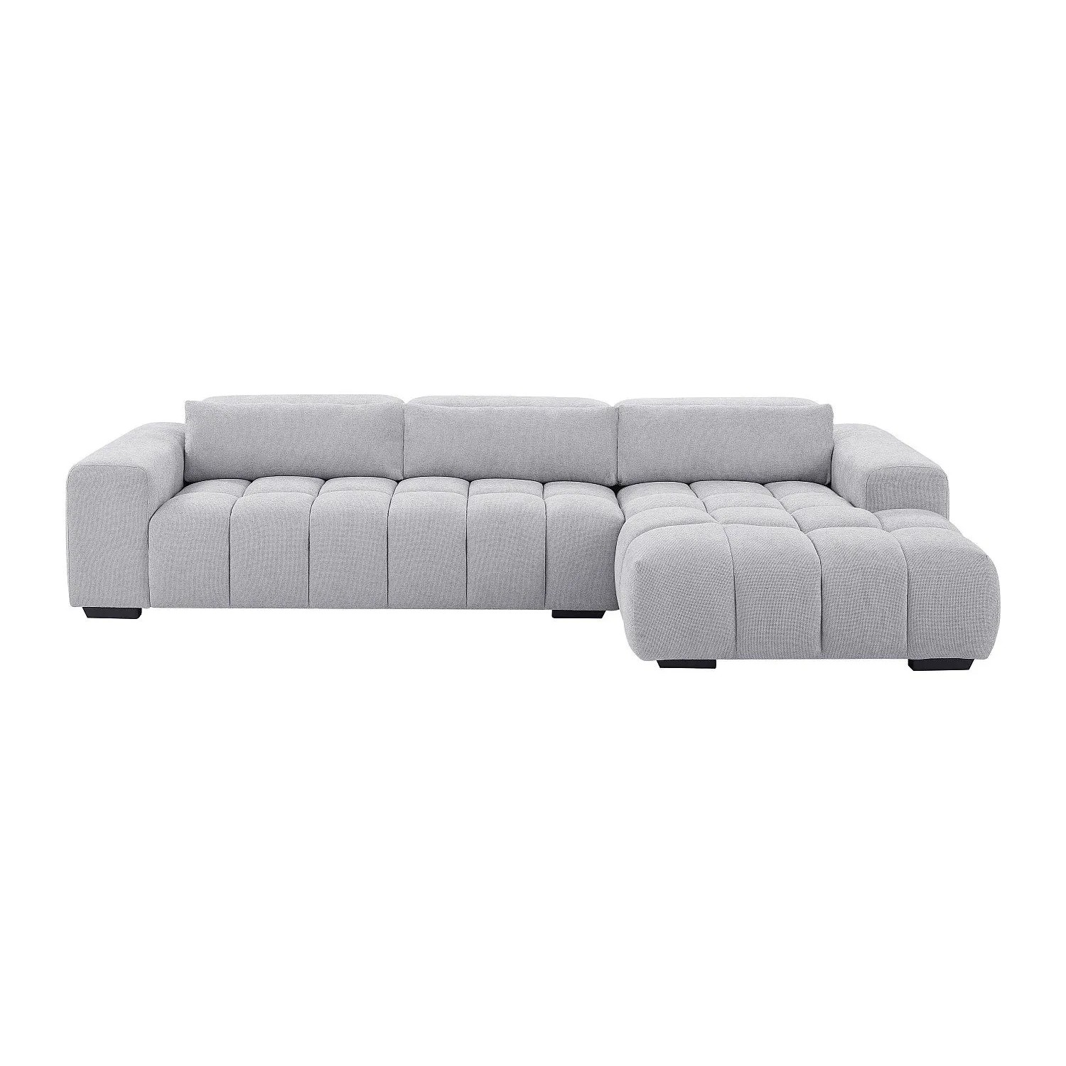 Vente-unique Sofa Ohne Schlafmöglichkeit Loponza Grau 312 cm