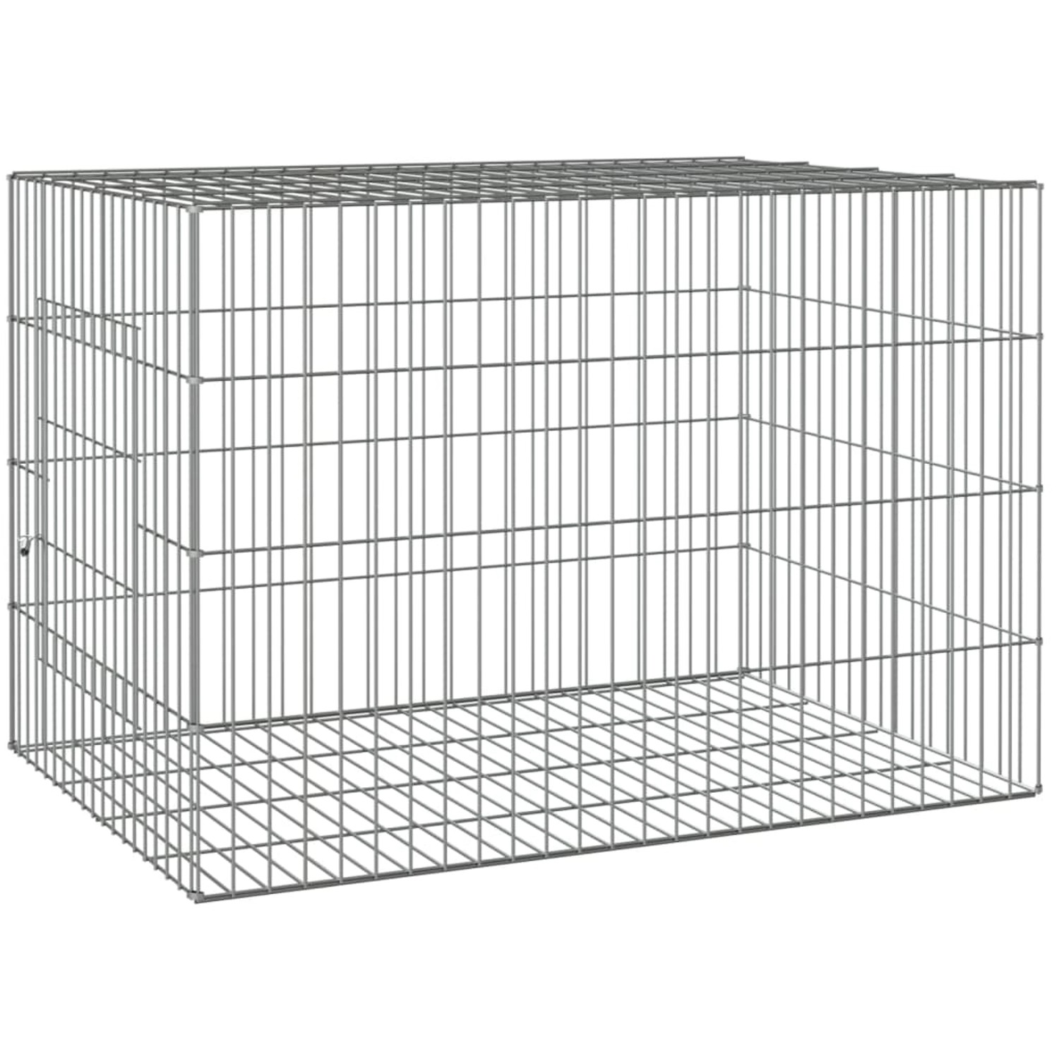 vidaXL Kaninchenkäfig 78x54x54 cm Verzinktes Eisen vidaXL KaninchenkÃ¤fig 78x54x54 cm Verzinktes Eisen