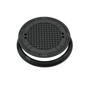 Befahrbare Tankabdeckung mit Gussabdeckung für Erdtanks, PKW-geeignet.