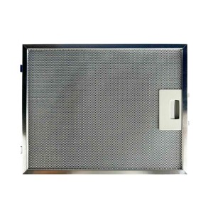 AIR2GO Metall-Fettfilter 298x238mm für Dunstabzugshauben, silberfarben.