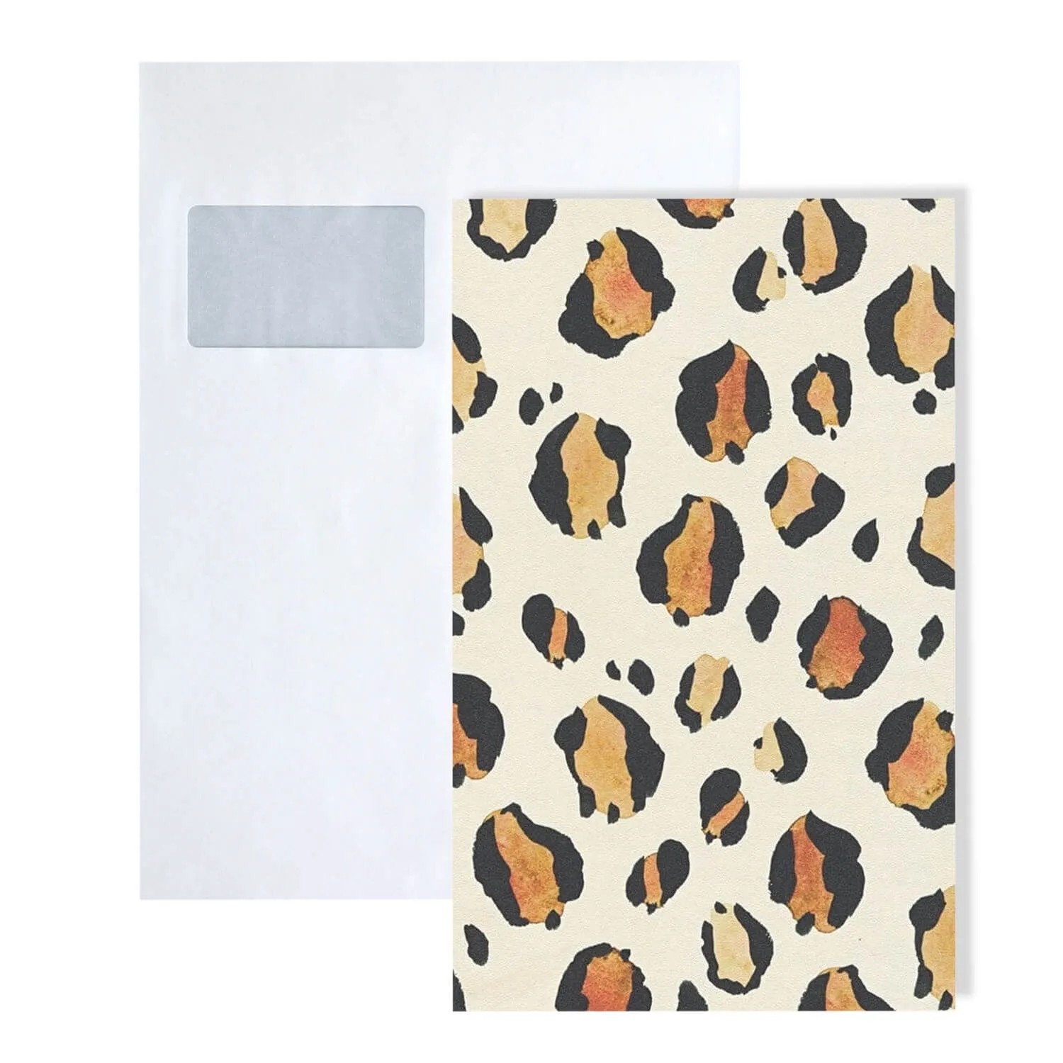 PROFHOME S-782161-GU DIN A4 Muster der Leoparden Muster-Tapete 1 Musterstück