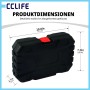 Schwarzer CCLIFE Werkzeugkoffer für Lambdasonden Set, Maße 27x18x7 cm. Ideal für KFZ-Reparatur.