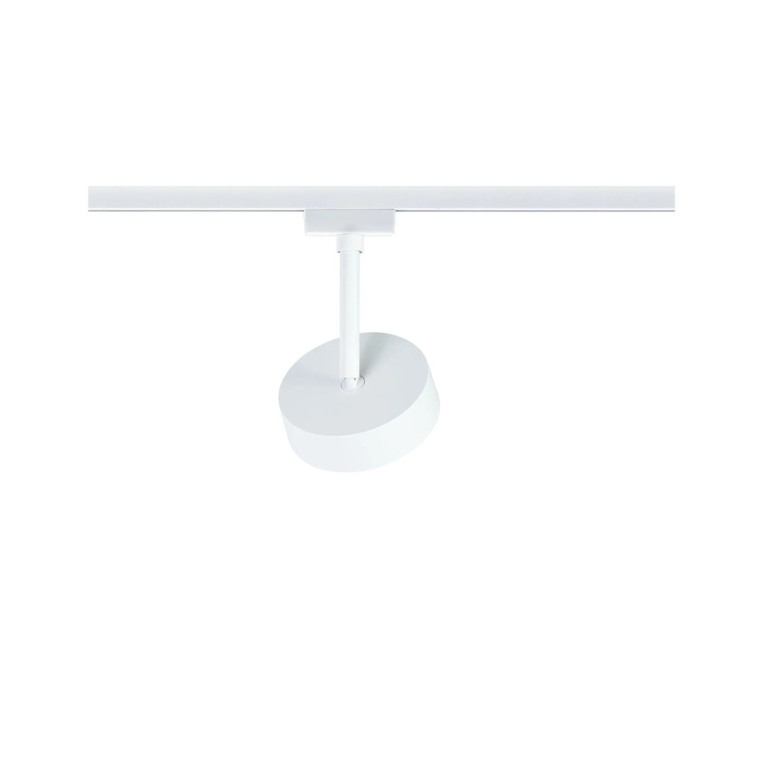 Paulmann LED-Schienenspot Circle, signalweiß, 10 cm Ø. Für URail-Schienensysteme.