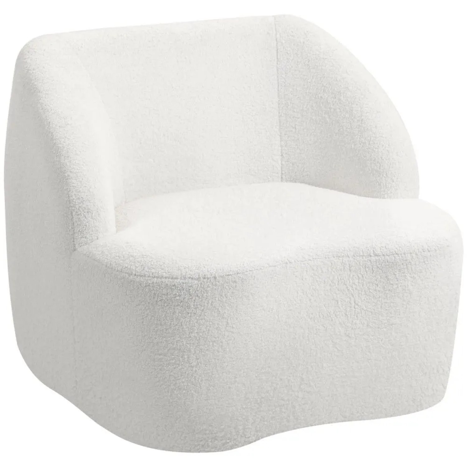 HOMCOM Sofa 81 cm Couch Polstersofa Erforderlich 82L x 81B x 73H cm Cremeweiß