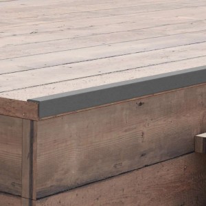 vidaXL Winkelleisten 5 Stk WPC 170 cm Grau 45019