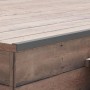 vidaXL Winkelleisten 5 Stk WPC 170 cm Grau 45019_2