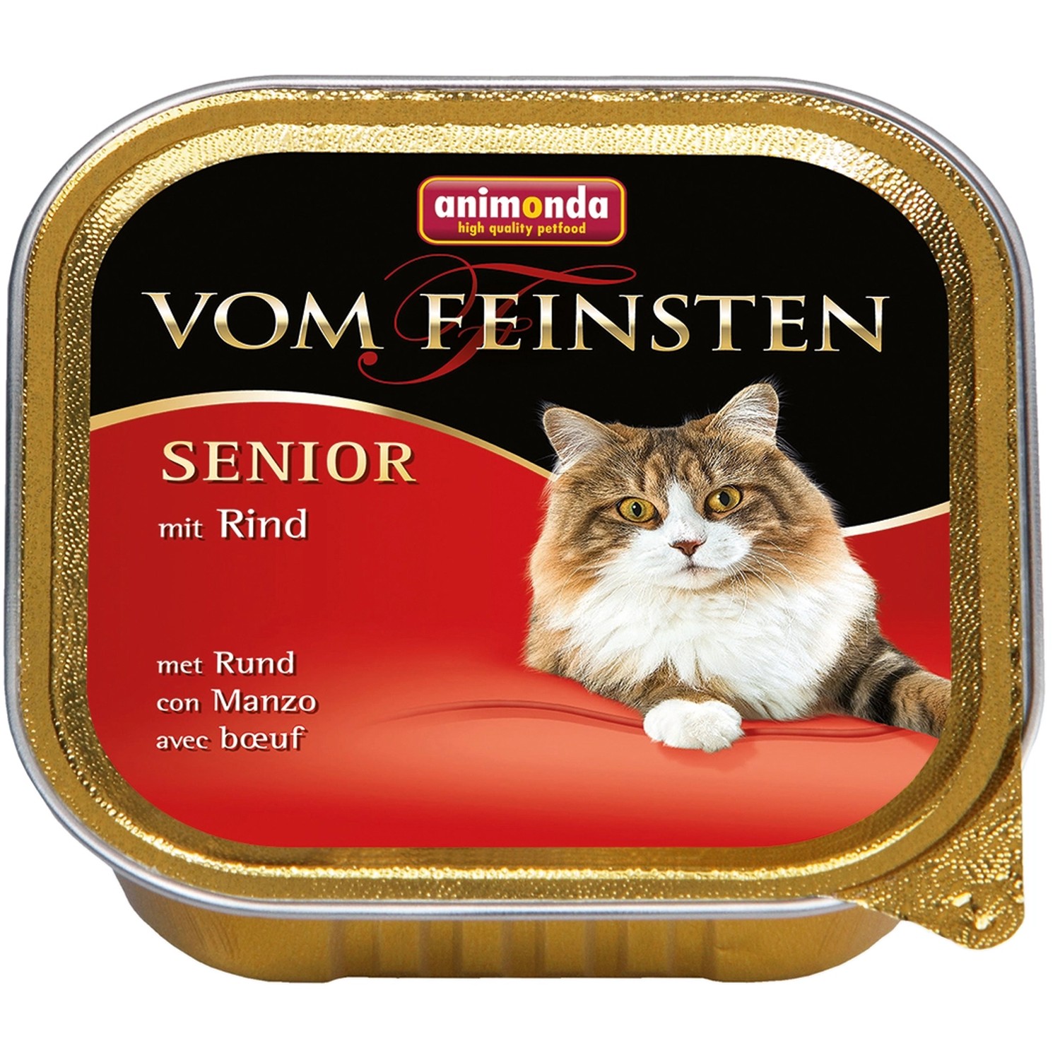 Vom Feinsten Katzen-Nassfutter Senior Rind 100 g