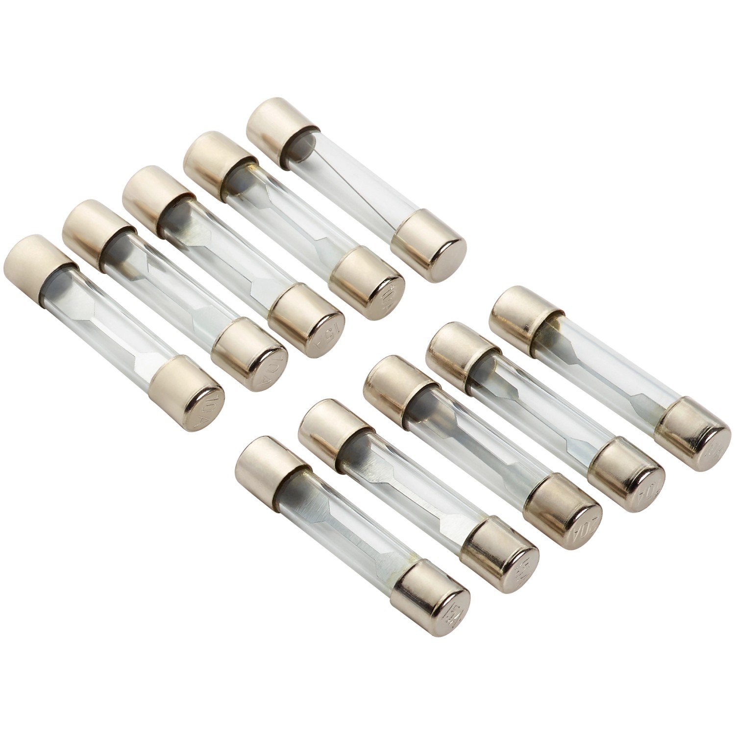 OBI Sicherungs-Set Glas, 10-teilig, für Autoelektrik. Schutz vor Kurzschluss und Überladung.