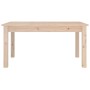 vidaXL Couchtisch aus Kiefernholz, 80x50x40 cm, Modell 2. Tisch aus Massivholz für Wohnzimmer.
