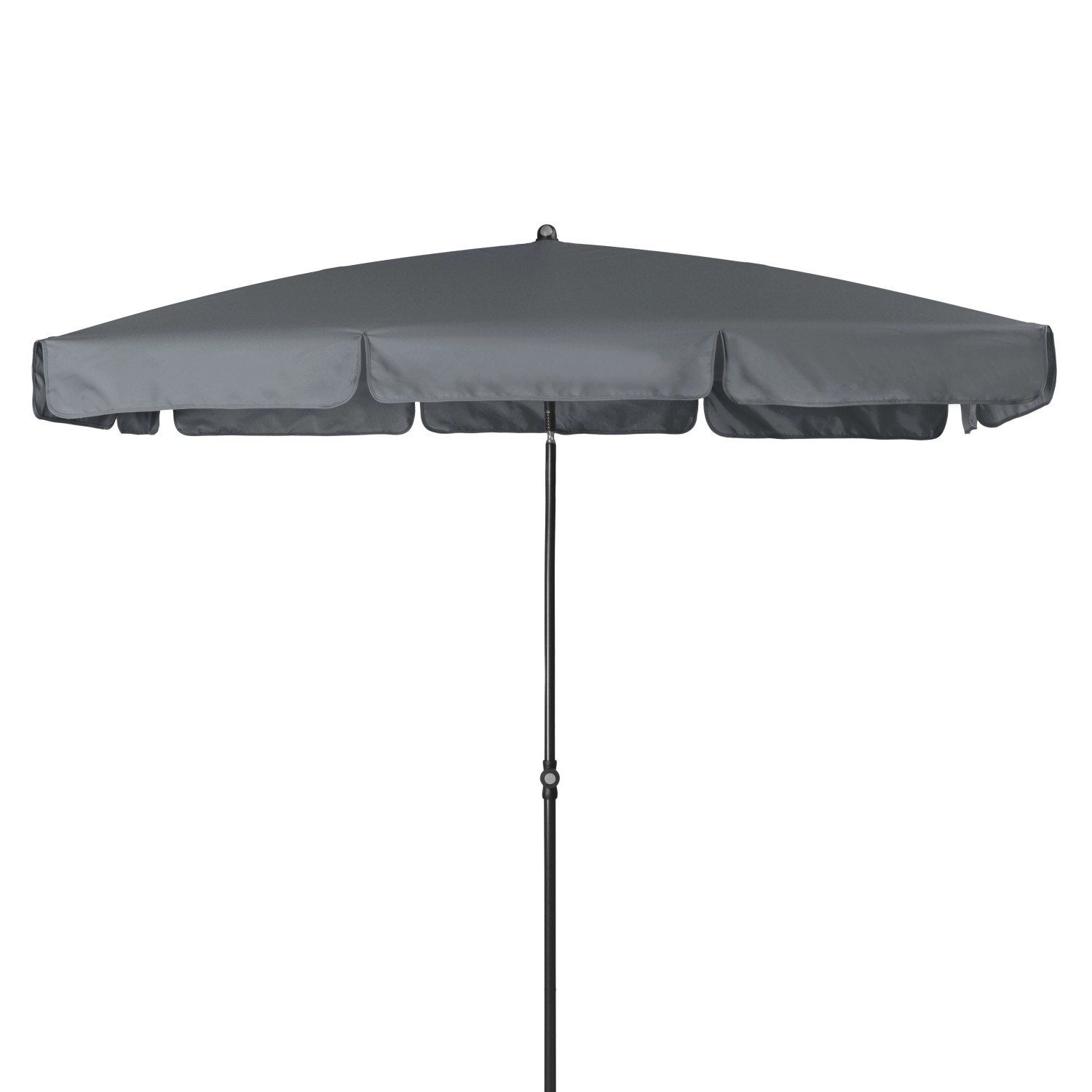 Doppler Balkonschirm Sunline Waterproof Neo 225 cm x 120 cm Anthrazit günstig online kaufen