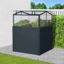 Floraworld Gewächshausaufsatz für Twin-Wall Hochbeet, 87x87x46cm, mit Klappfenster.