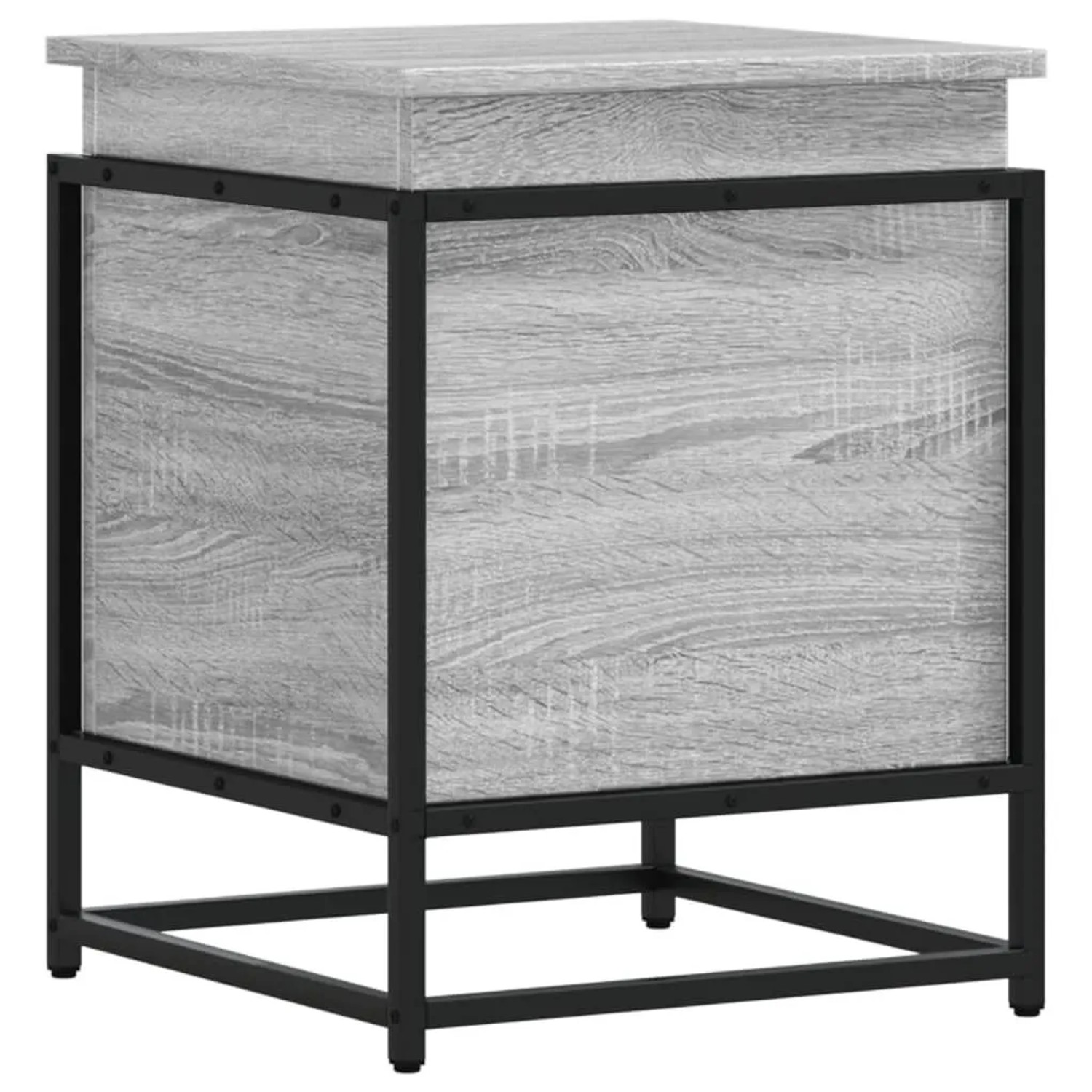 vidaXL Aufbewahrungsbox mit Deckel Grau Sonoma 40x40x51,5 cm 848792