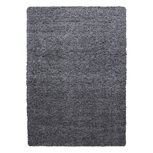 Grauer Ayyildiz Hochflorteppich Life, 300x400 cm. Flauschiger Shaggy Teppich für ein gemütliches Zuhause.
