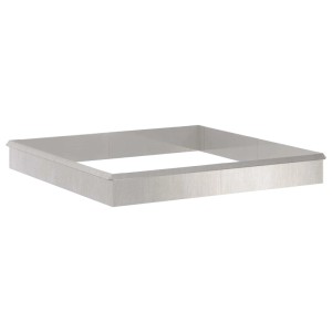 vidaXL Schneckenzauns 12 Stk Silber Edelstahl 874882