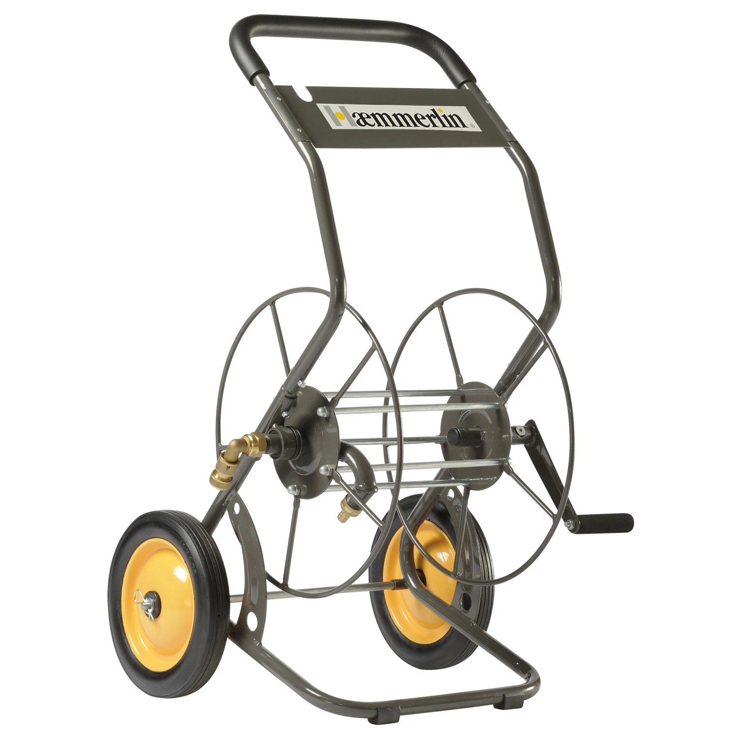 Thumbnail - Haemmerlin Metall-Schlauchwagen mit 2 Vollgummiräder 55 m