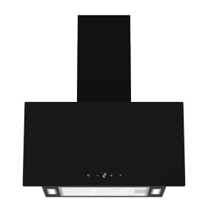 Respekta Dunstabzugshaube Lio, Kopffrei, 93 cm, Schwarz. Flachschirmhaube mit LED-Beleuchtung.