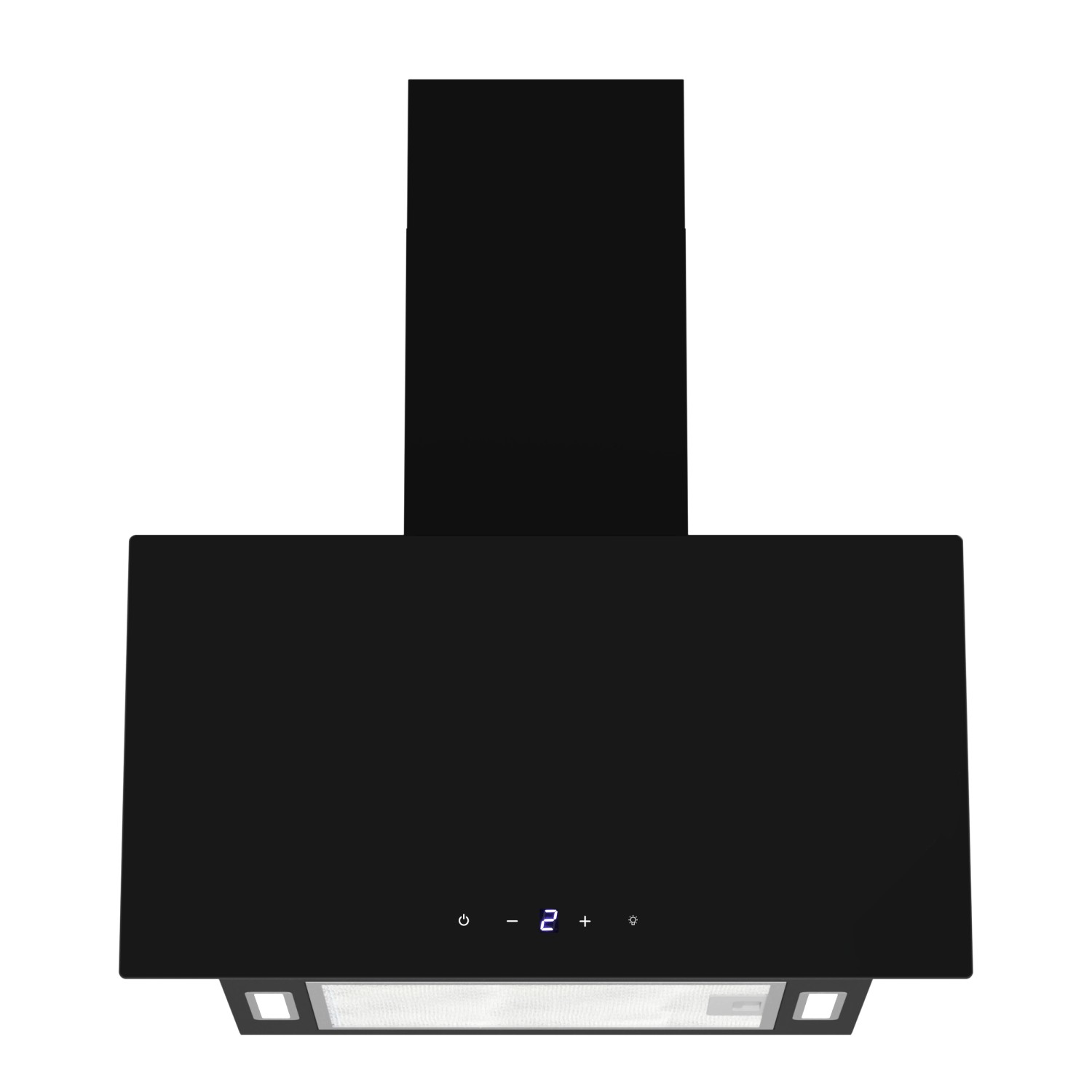 Respekta Lio Dunstabzugshaube 60cm A+ - Kopffrei Mit Glasfront & 326 M³/h Luftstrom