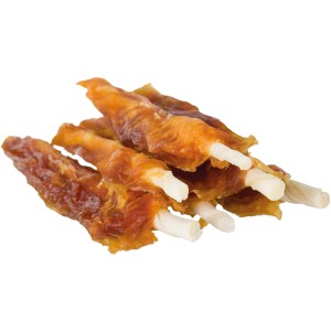 Trixie Premio Chicken Flag Hunde-Snacks, 14cm, aus Rinderhaut mit Hühnchen, lose