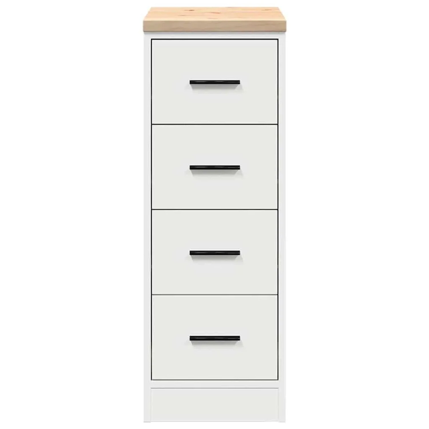 vidaXL Garagen-Aufbewahrungsschrank Weiß 30x51x85 cm Massivholz Kiefer 860580_6