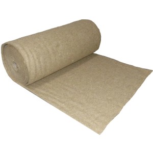 Nagerteppich Hanfmatte, 15 m x 1 m Rolle, natürliche Käfigeinlage für Kleintiere.