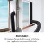 Klarstein Klimaanlage Zubehör: Fensterabdichtung für Schiebe- und Kippfenster mit Abluftschlauch.