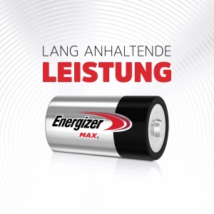 Energizer Max C Baby Batterie, Alkali, 1,5V, 4er-Pack