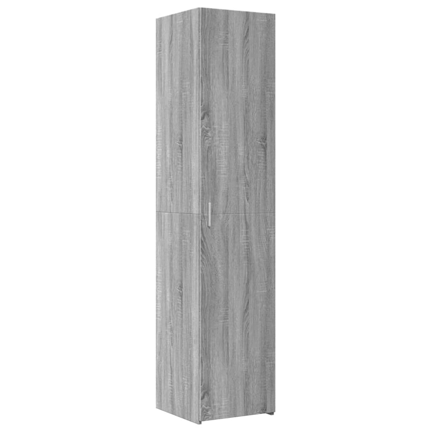 vidaXL Highboard Grau Sonoma 40x42,5x185 cm Holzwerkstoff 3281404