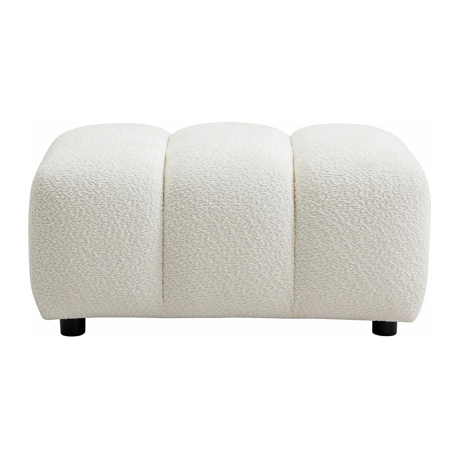 Vente-unique Sitzhocker Jutini Gebrochenes Weiß 92 cm