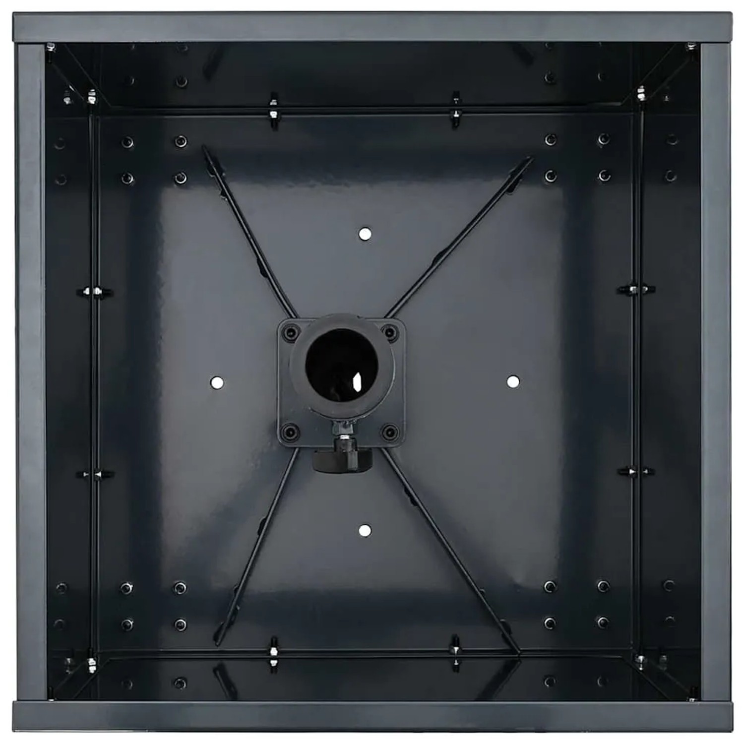 vidaXL Sonnenschirmständer Anthrazit 45 x 45 x 45 cm Stahl 42010368_8