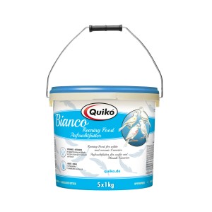 Quiko Bianco Vogel-Ergänzungsfutter, 5 kg Eimer, für Zucht und Mauser von Kanarien.