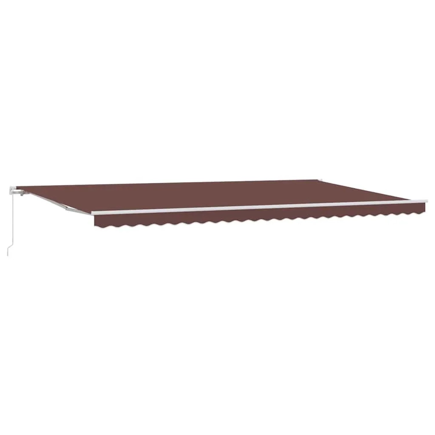 vidaXL Markise Manuell Braun 600x300 cm 3215627