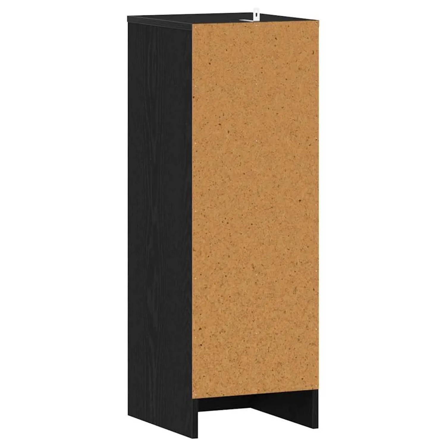 vidaXL Schuhschrank in Schwarz Eiche, Holzwerkstoff, 92cm hoch. Praktische Schuhkommode für den Flur.