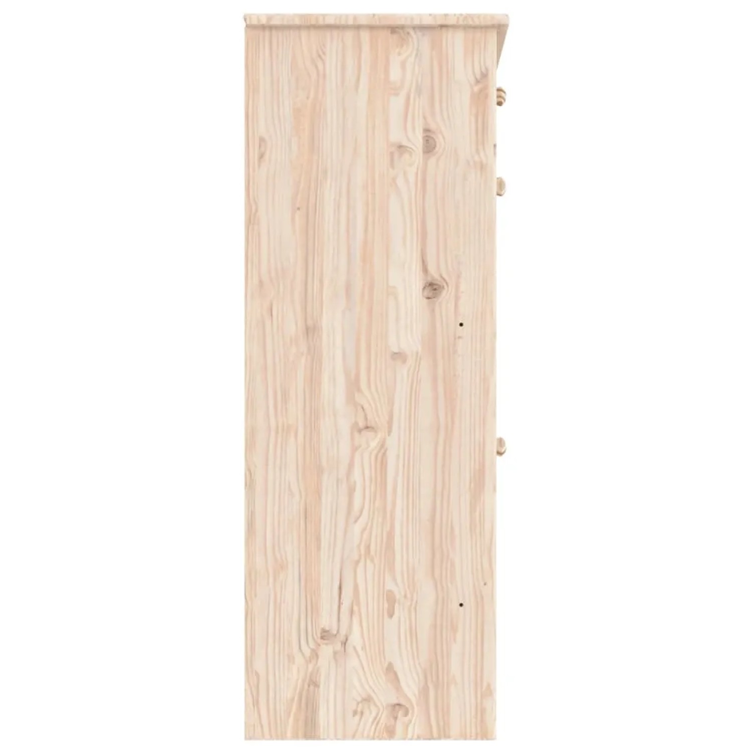 vidaXL Schuhschrank ALTA aus Kiefernholz, 77x35x96 cm, mit Schublade und Klapptüren.