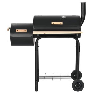 vidaXL Klassischer Holzkohlegrill Barbecue Smoker 45365