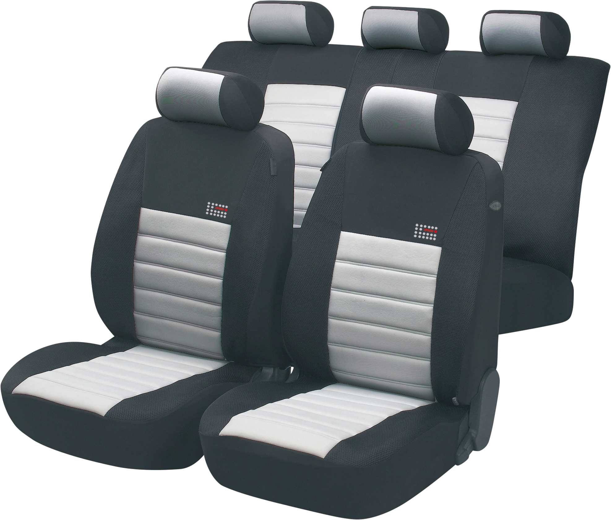 5 Sitze Autositzbezug Set Mesh Stoff Autositzschutz Spleißen