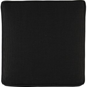 Schwarzes Sitzkissen für Loungesofa Goderich, Polyester, quadratisch.