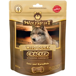 Wolfsblut Hunde-Snacks Wild Duck Cracker Ente & Kartoffel, getreidefreie Belohnung für Hunde.