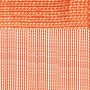Orangefarbene Arsvita Fadengardine Bistro 150x60 cm mit Stangendurchzug.