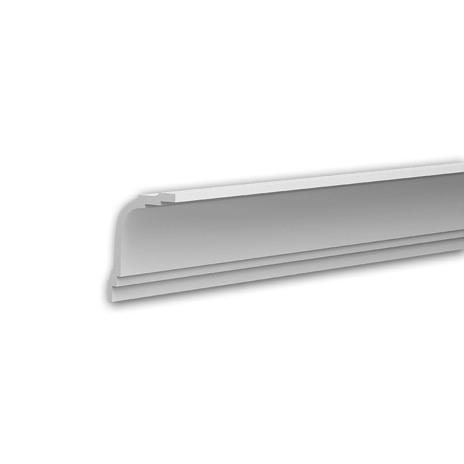 PROFHOME 650244 Eckleiste Deckenleiste Zierleiste Stuckleiste 2 m 200 cm x 8,9 cm x 11 cm Weiß
