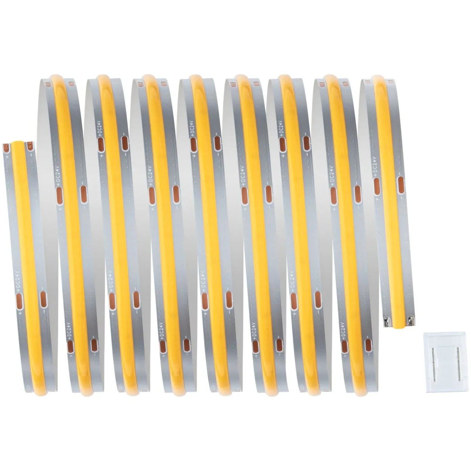Paulmann MaxLED 500 COB LED Streifen, 2,5m, warmweiß, mit Zubehör für flexible Beleuchtung.