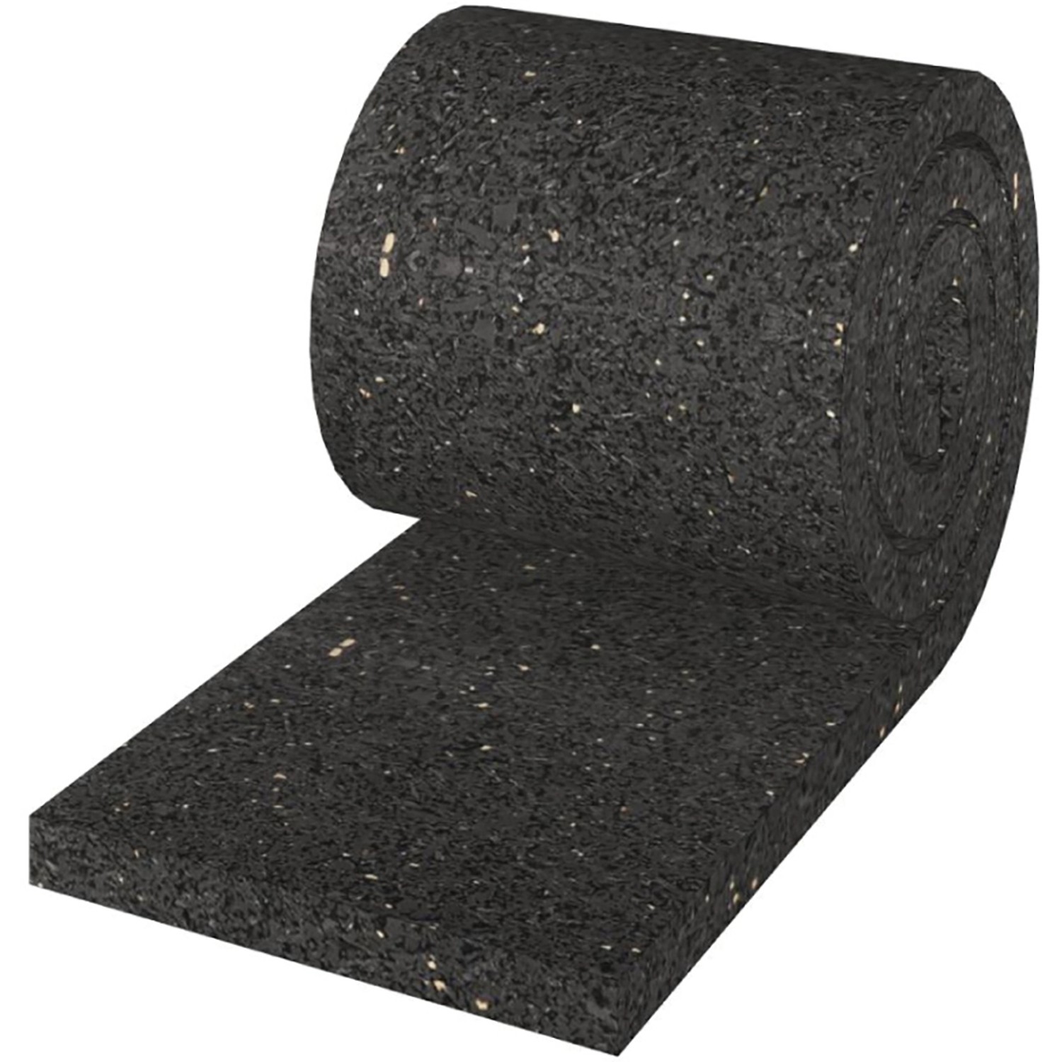 ZacAlu Gummipad für Wandanschlussleiste 0,8 cm x 3 cm x 200 cm