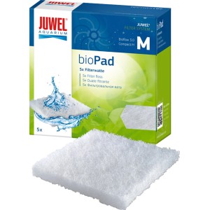 Juwel Aquarium Filterwatte Compact bioPad M, 5er Packung, zur mechanischen Filterung.