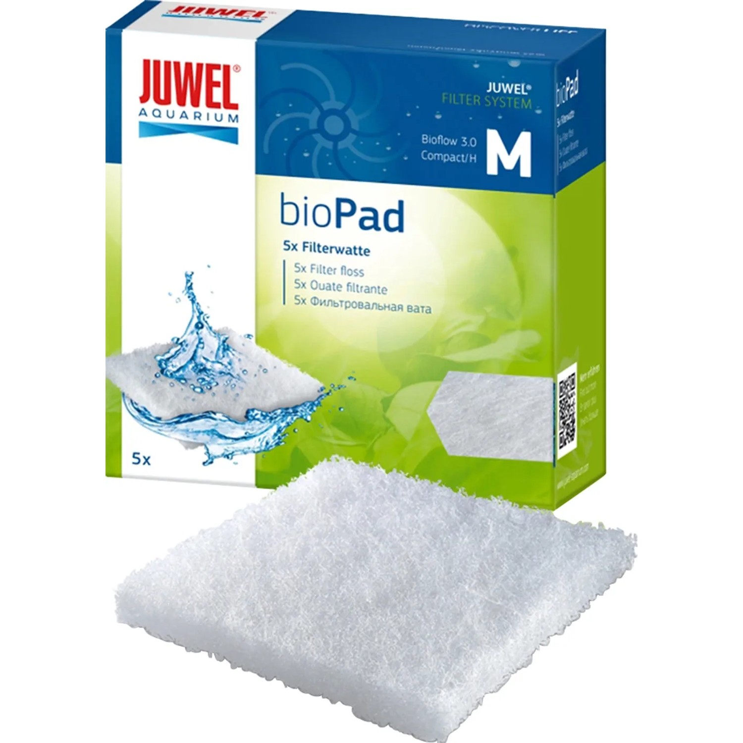 Juwel BioPad M compact 3.0, filterwatten - voor de mooiste