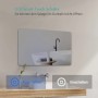 Emke Badspiegel 100x60 cm mit LED-Beleuchtung und Touchschalter in Kaltweiß, dimmbar.