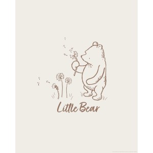 Komar Wandbild Disney Winnie the Pooh Little Bear 40 cm x 50 cm Beige