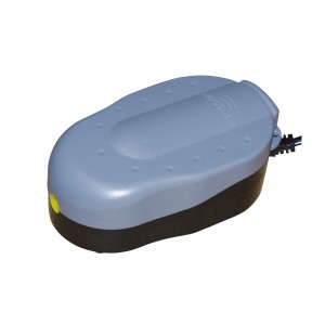 Heissner Smartline Teichbelüfter 200l/h, graue Luftpumpe für Teiche bis 4000 Liter.