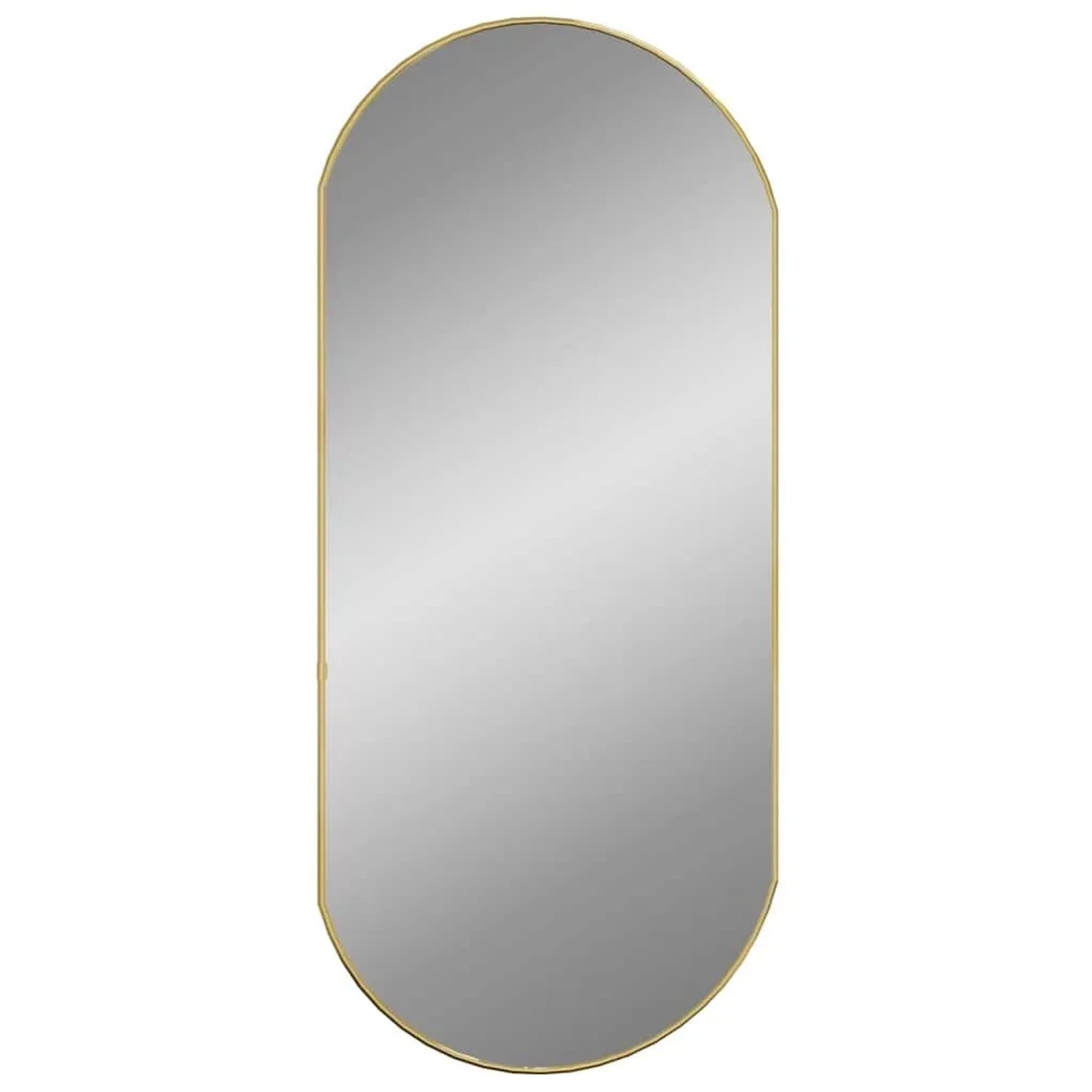 vidaXL Wandspiegel Golden 90x40 cm Oval 348200 günstig online kaufen